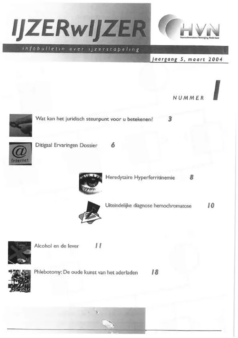 Omslag IJzerwijzer 1, maart 2004