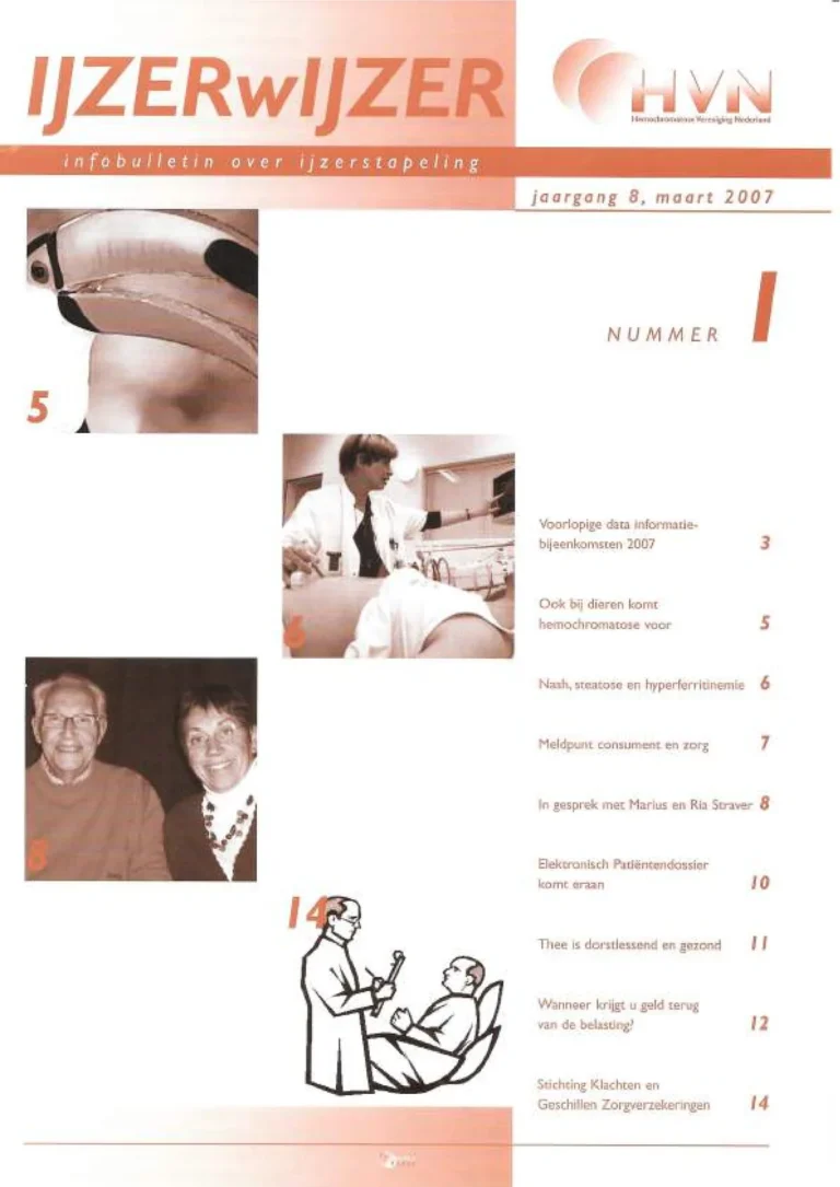 Omslag IJzerwijzer 1, maart 2007