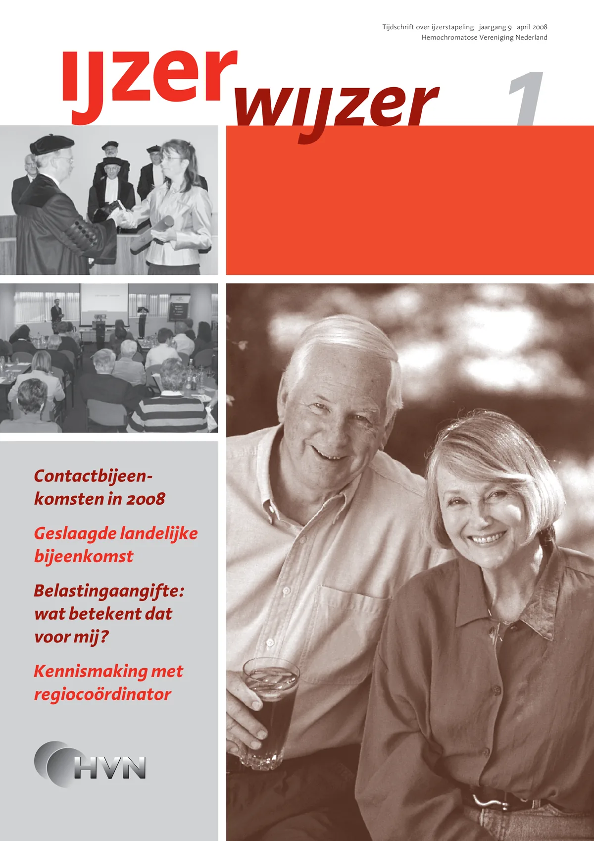 Omslag IJzerwijzer 1, april 2008