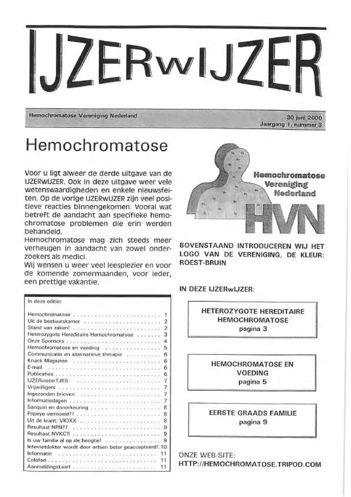 Omslag IJzerwijzer 3, september 2000