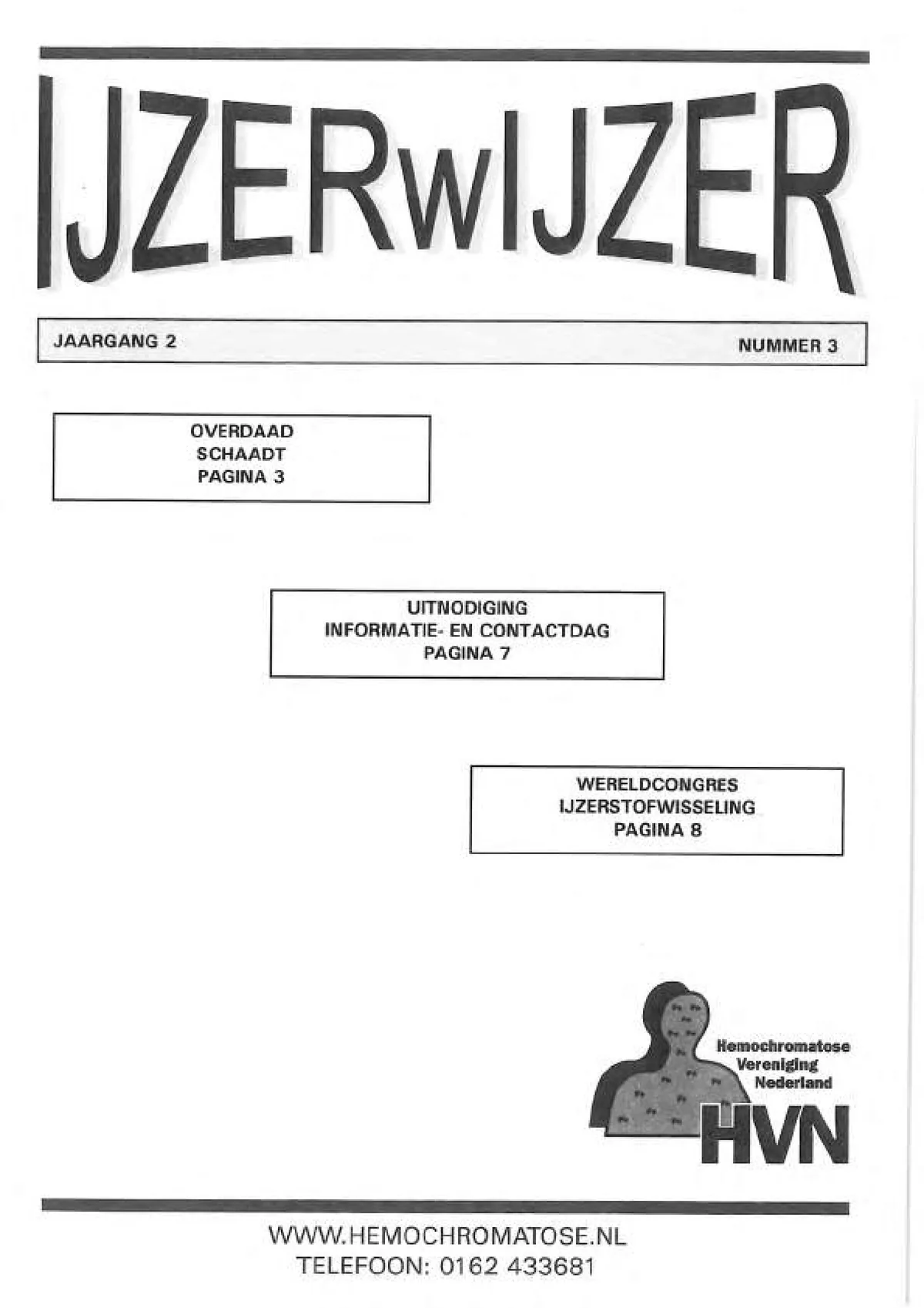 Omslag IJzerwijzer 3, september 2001