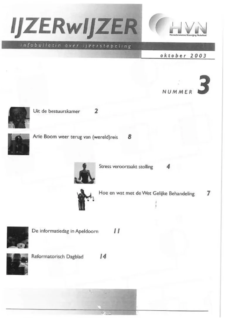 Omslag IJzerwijzer 3, september 2003