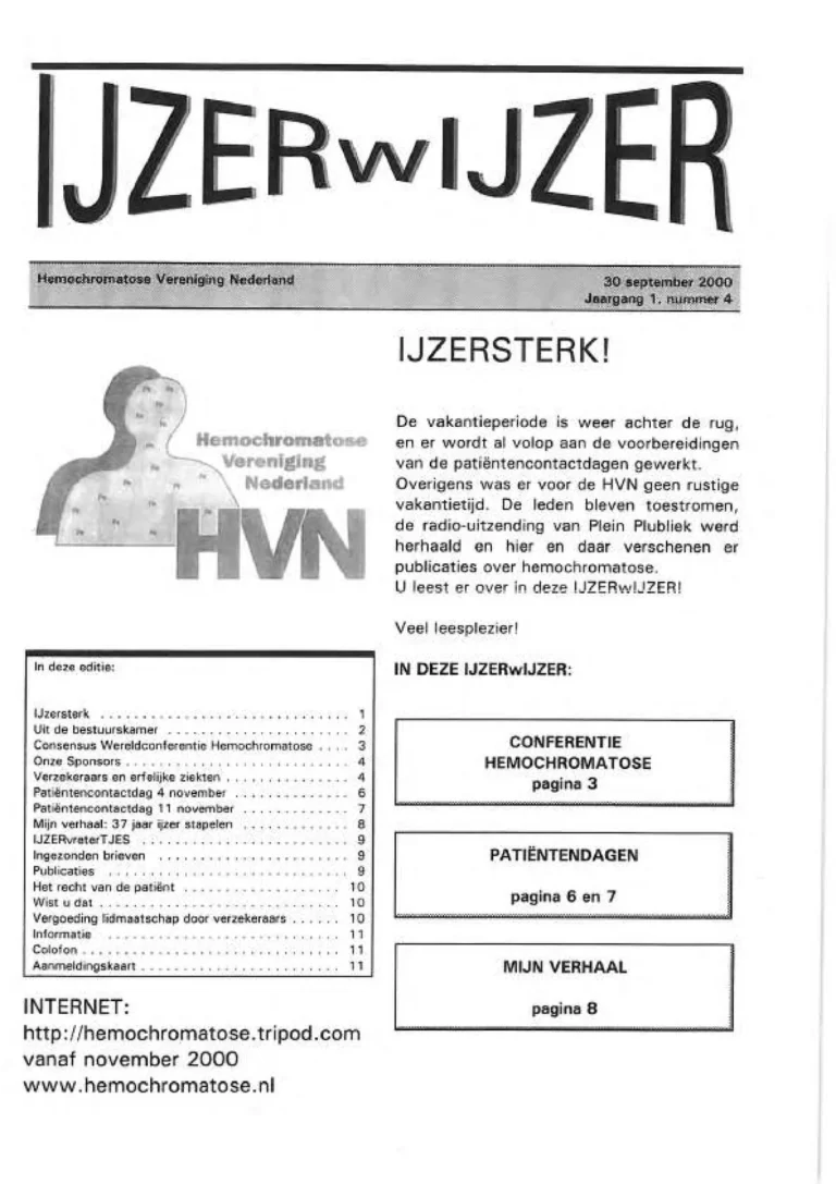 Omslag IJzerwijzer 4, december 2000